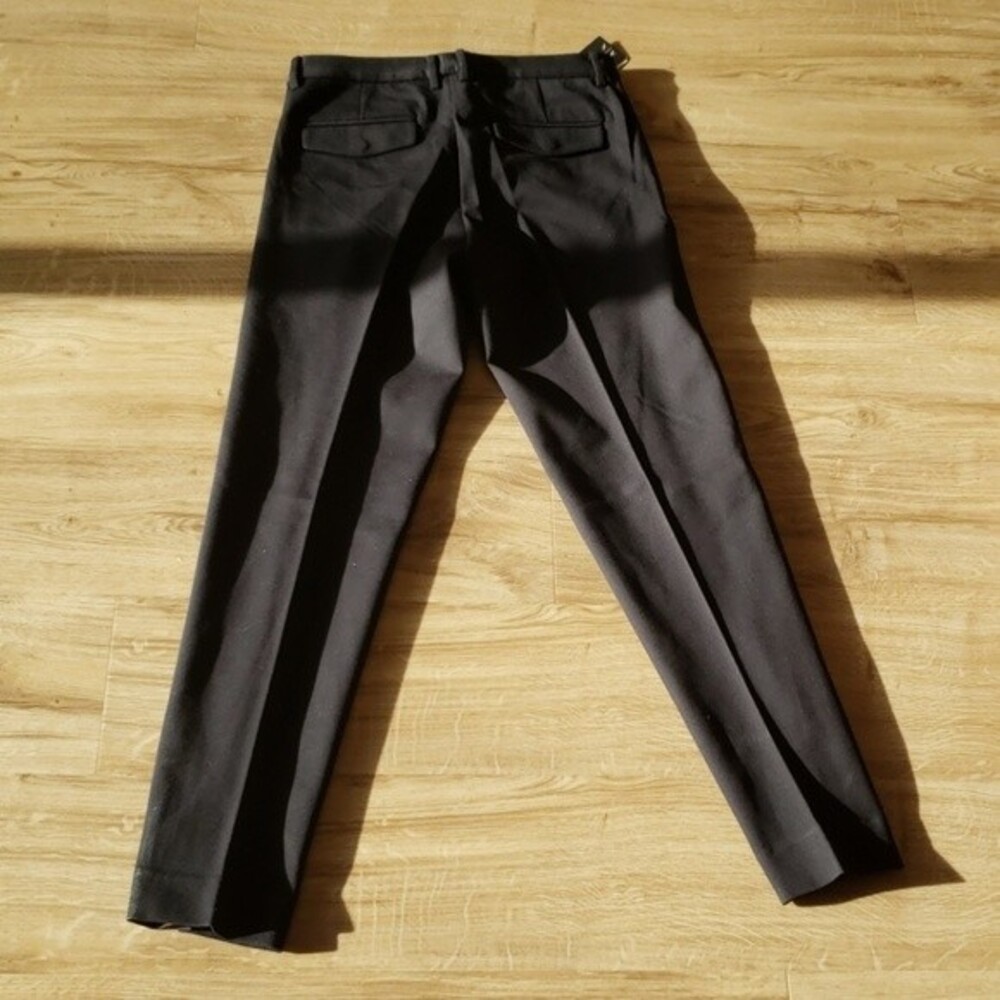 Armani Exchange Black Dress Pants Size 30 Chic Edgy Feminine Stretchy Comfy New - Picture 2 of 3